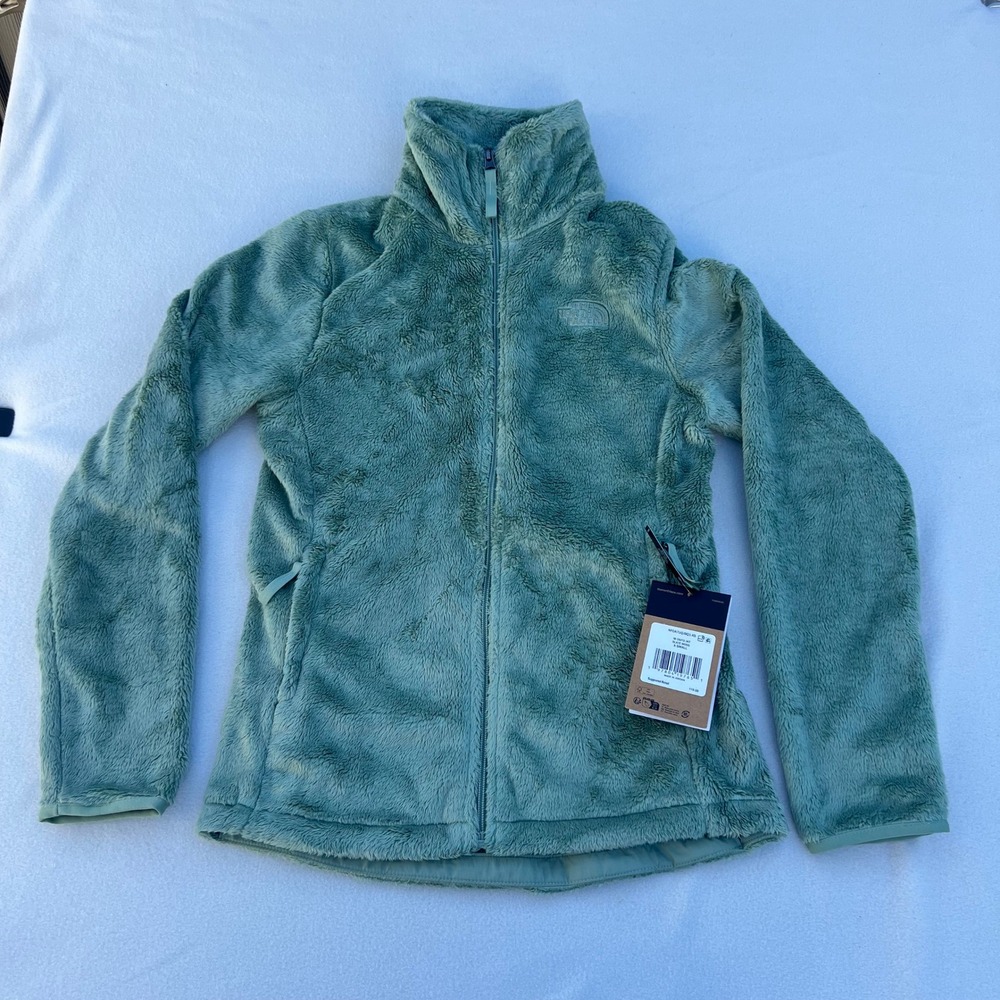 The North Face Osito Jacket Slate Moss Green Full Zip Fleece NF0A7UQJ Womens XS